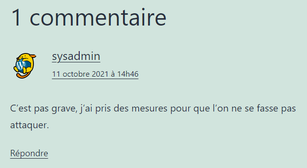 commentaire